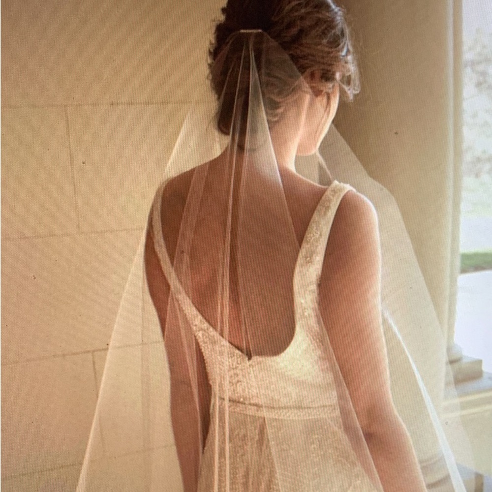 Custom wedding veil - never worn